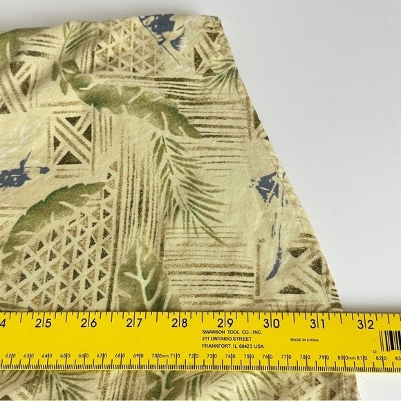 Woolrich Kayak Hawaiian Aloha Shirt Beige L - Picture 7 of 7